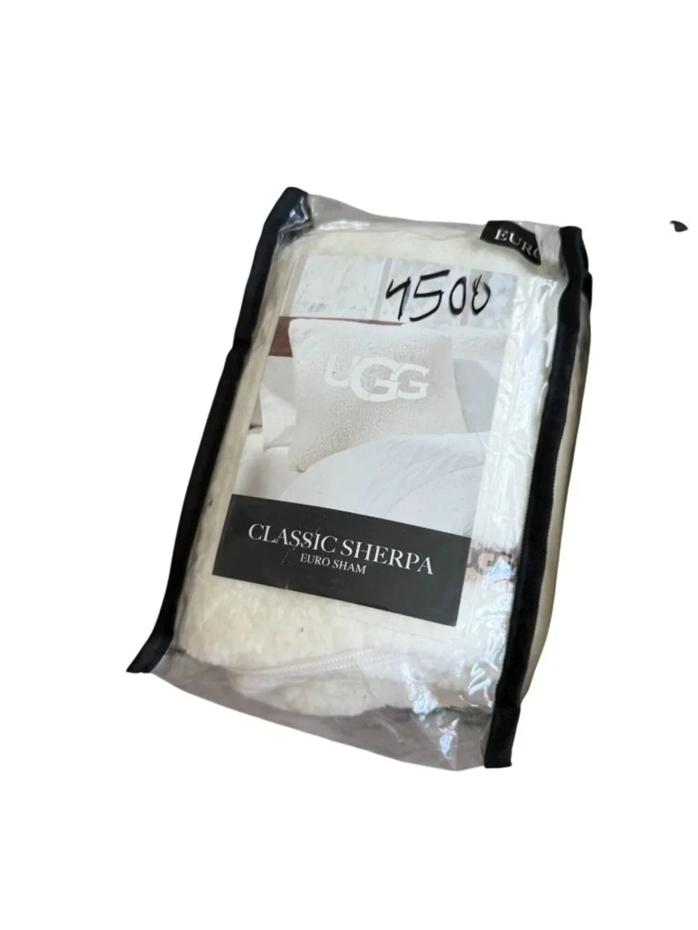 UGG AUSTRALIA Set of 2 Sherpa Euro Pillow Shams NEW NWT
